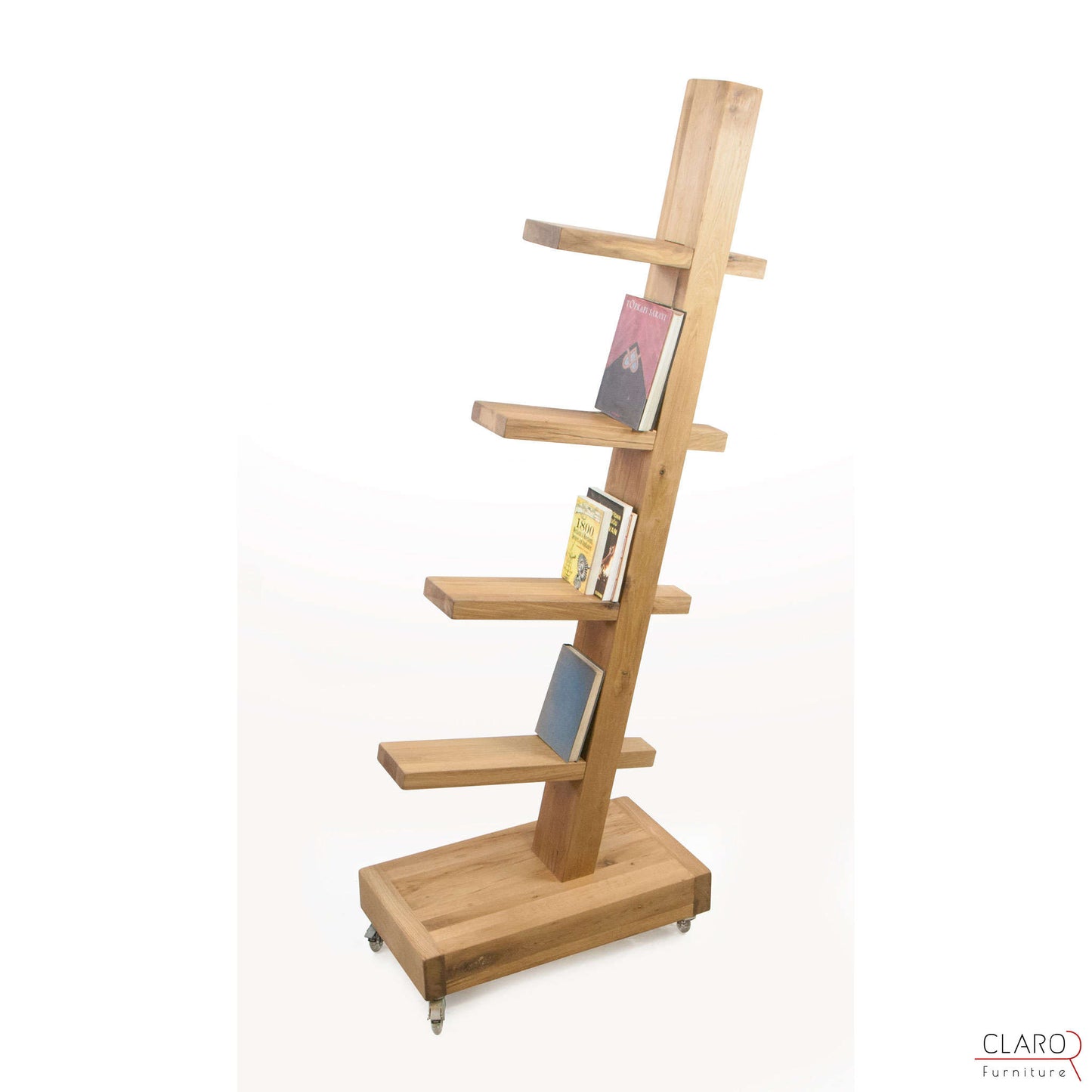 Standalone Bookshelf - Oak or Walnut
