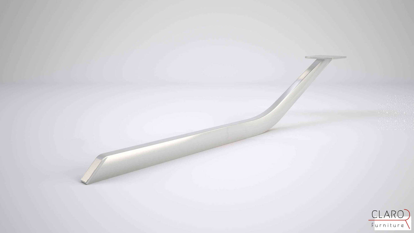 Aluminium Sand Cast Coffee Table Leg (excluding wooden piece)
