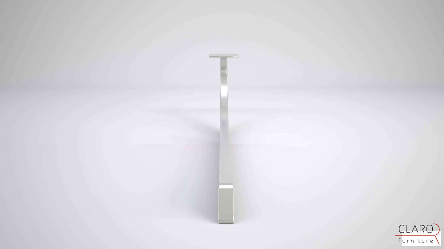 Aluminium Sand Cast Coffee Table Leg (excluding wooden piece)