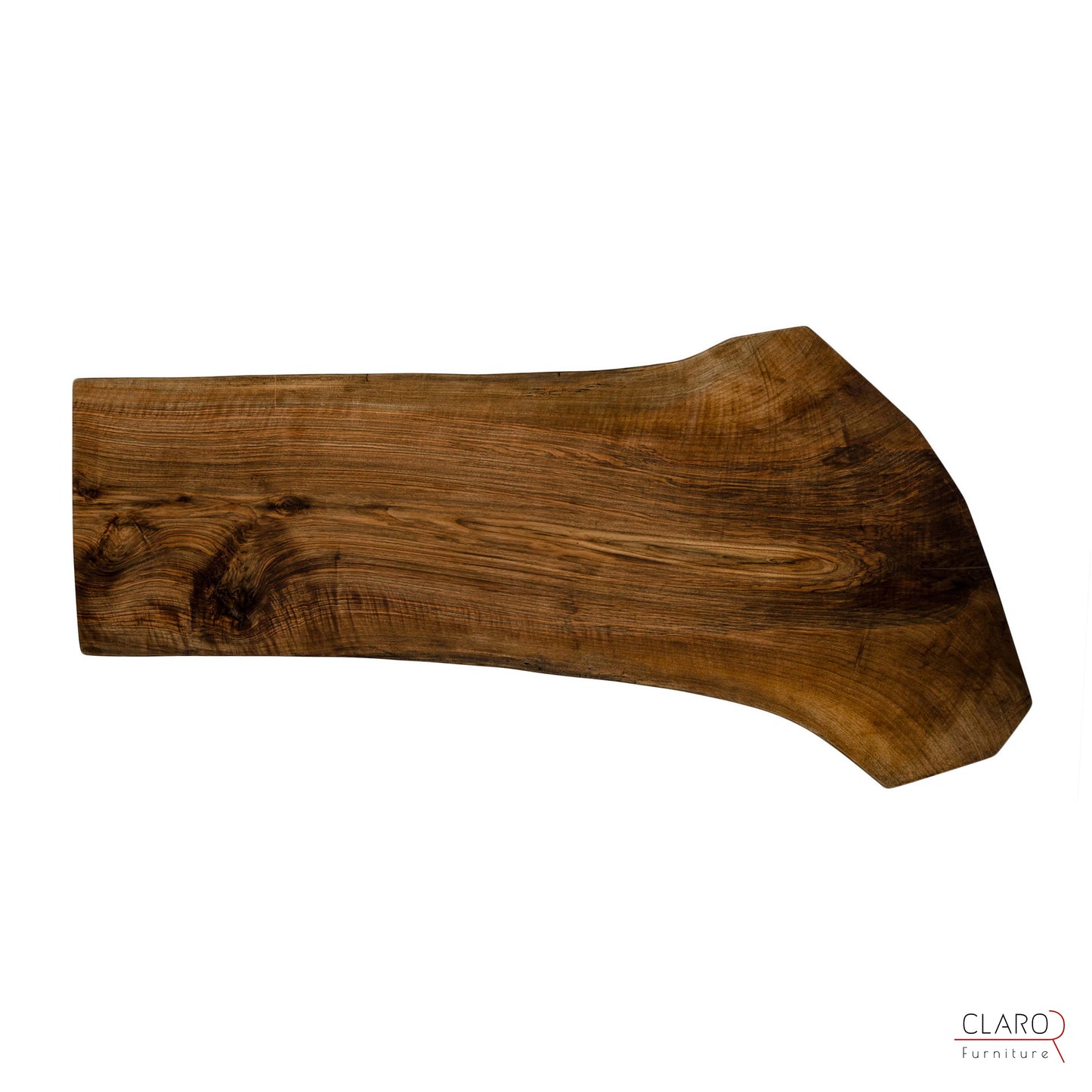 Walnut Table with Sand Cast Aluminium Legs