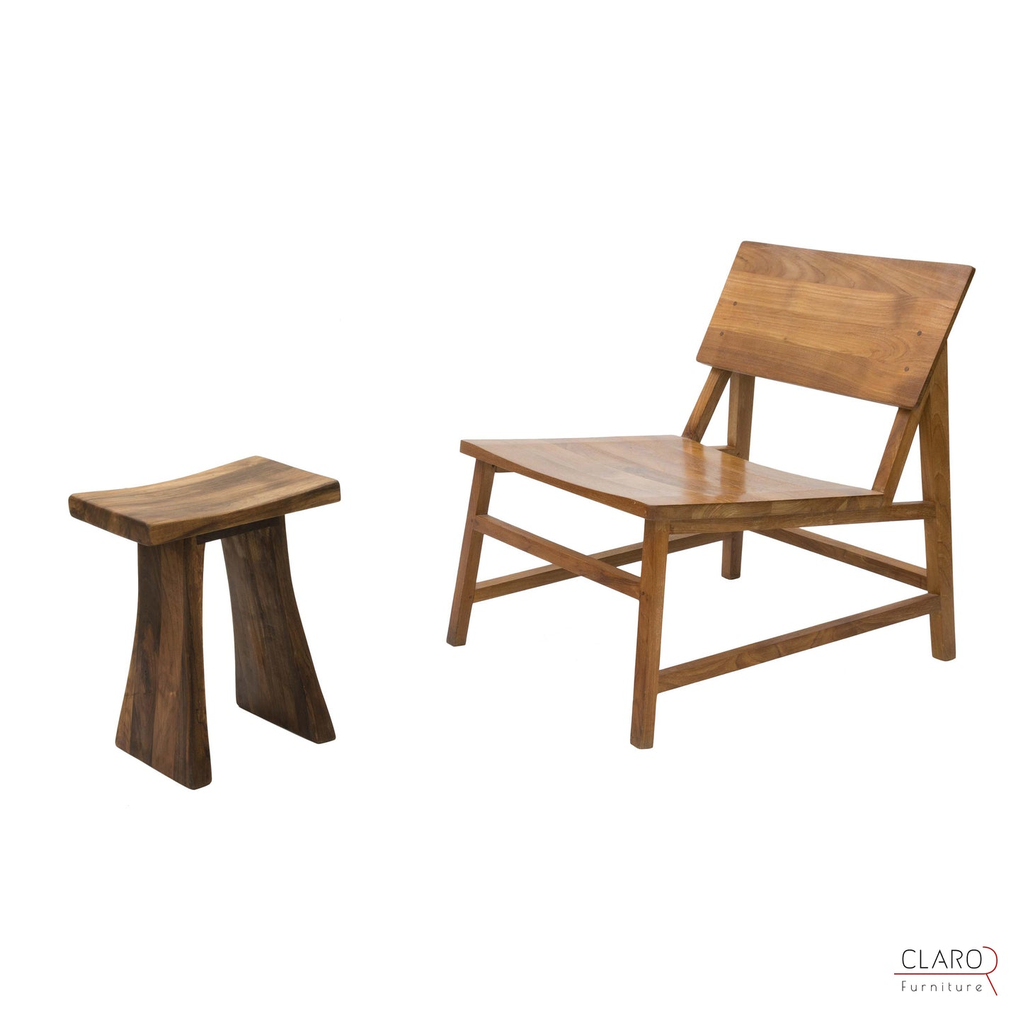 Japanese Style Walnut Stool