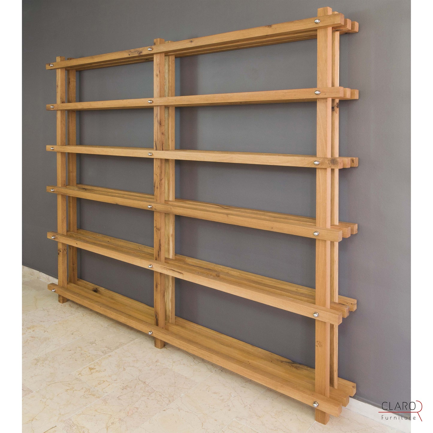 Oak Bookcase - Capturing the Essence of Natural Wood