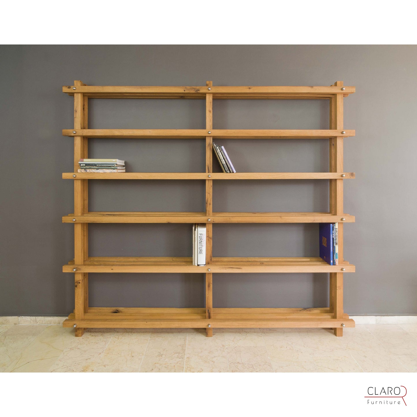 Oak Bookcase - Capturing the Essence of Natural Wood