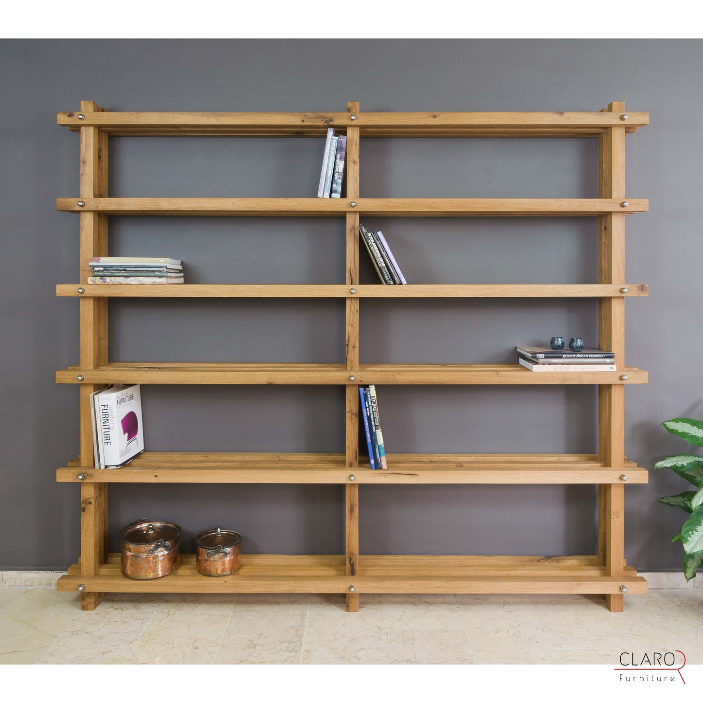 Oak Bookcase - Capturing the Essence of Natural Wood