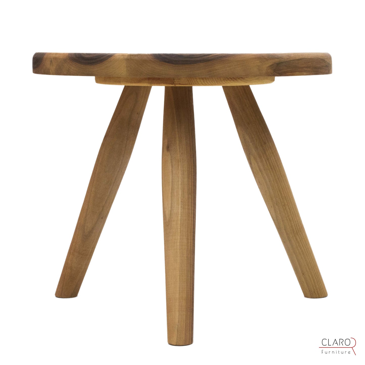 Mid-Century Modern Style Walnut Side Table