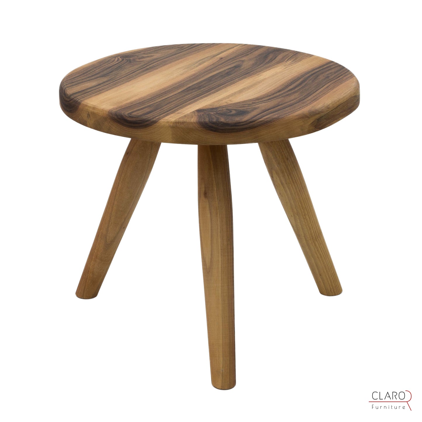 Mid-Century Modern Style Walnut Side Table