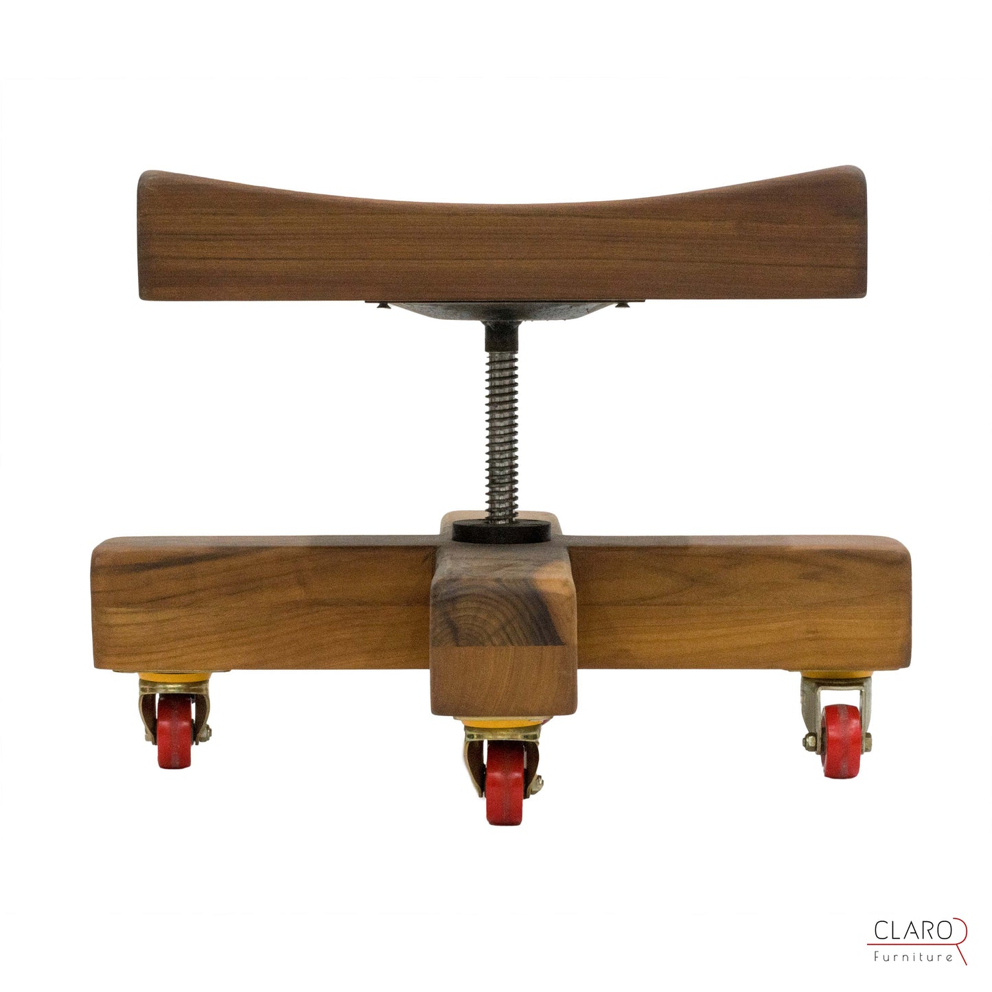 Swivel Wooden Stool - Unique, Handmade