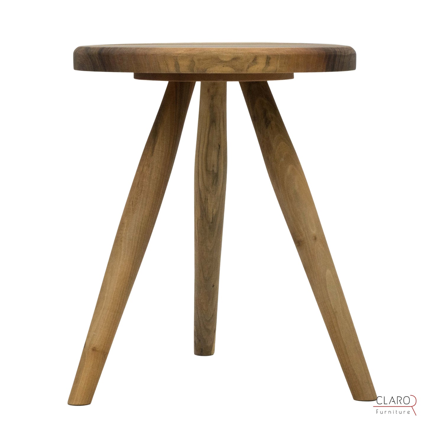 Mid-Century Modern Style Walnut Side Table