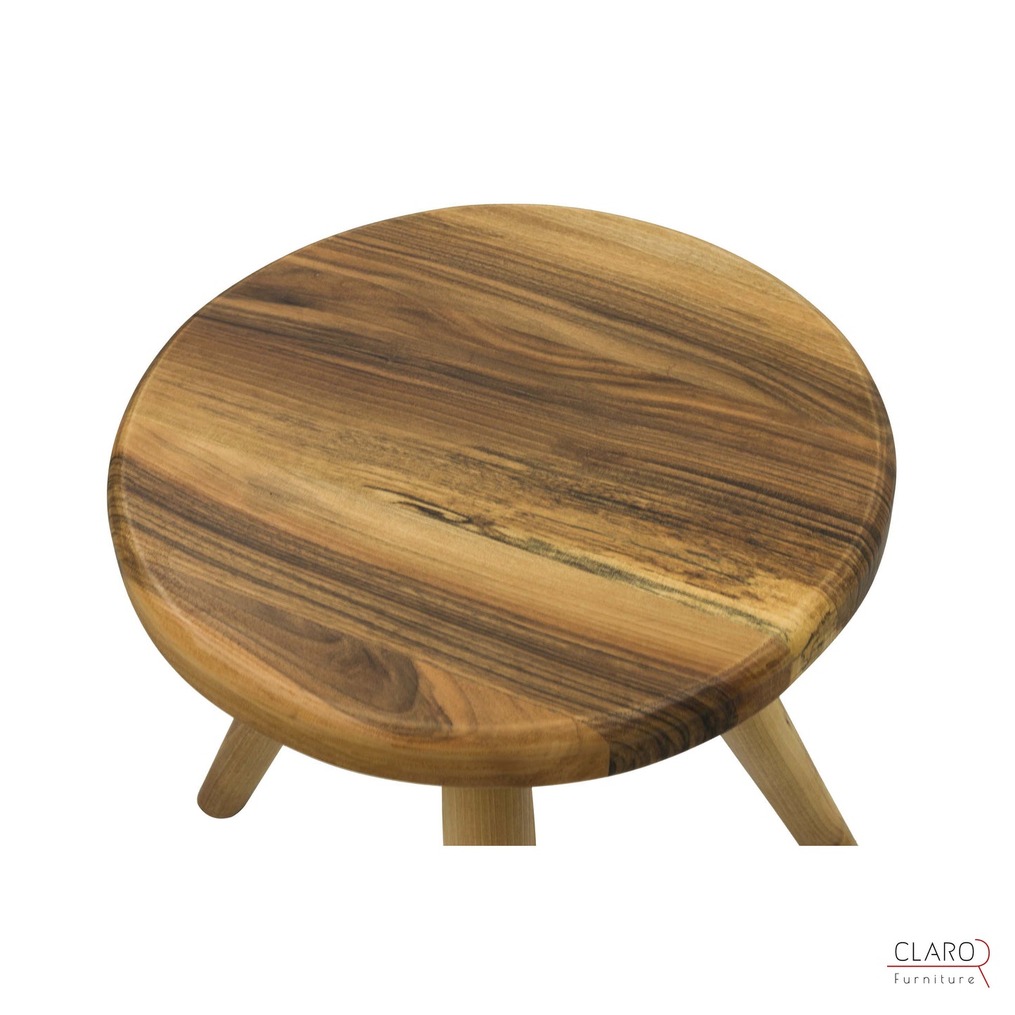 Mid-Century Modern Style Walnut Side Table