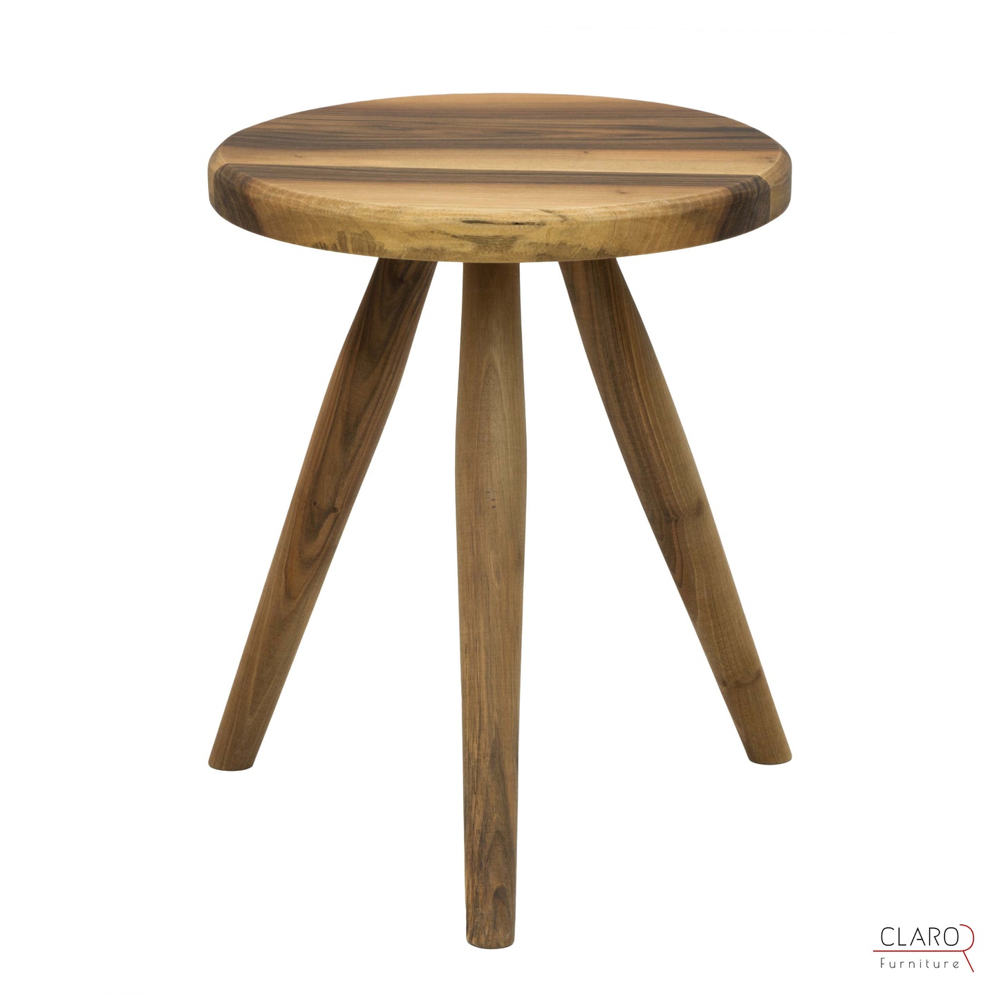 Mid-Century Modern Style Walnut Side Table