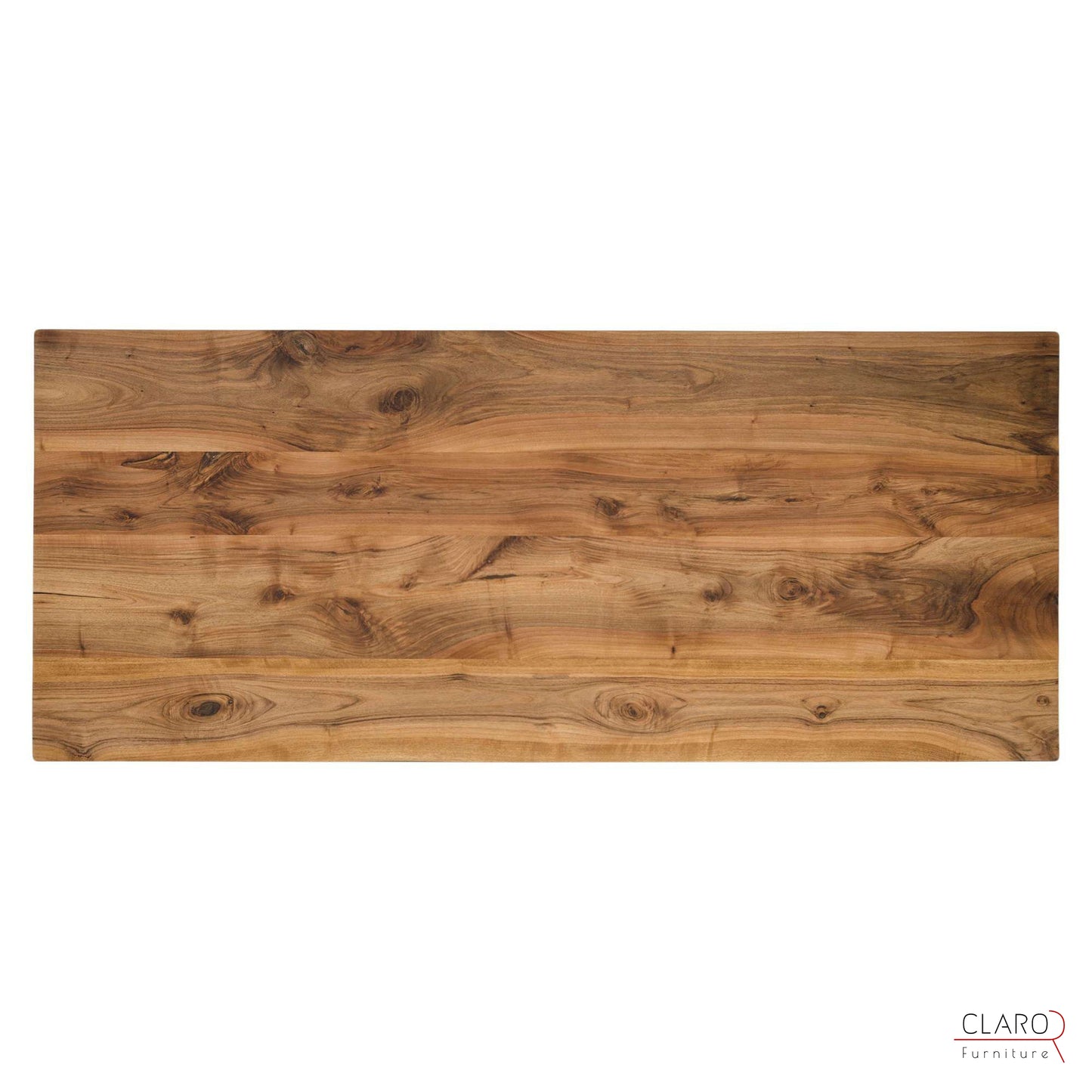 Walnut Table with Sand Cast Aluminium Legs