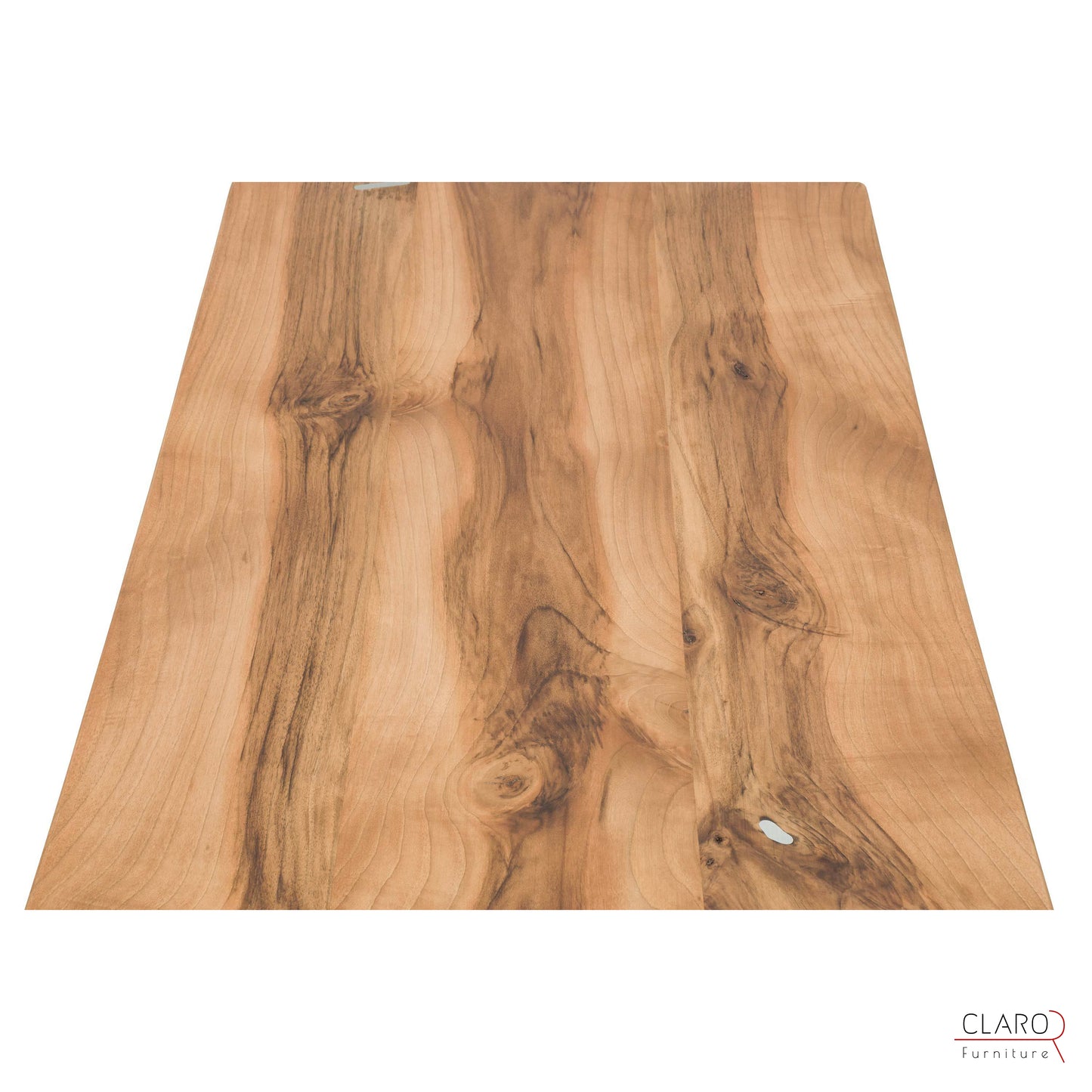Solid Walnut Coffee Table with Cast Aluminium Legs