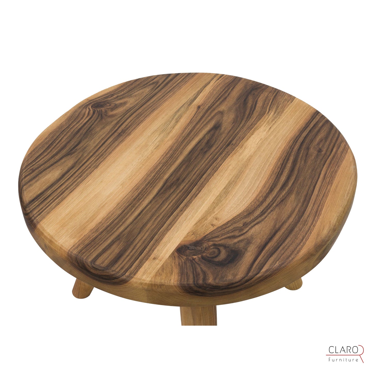 Mid-Century Modern Style Walnut Side Table