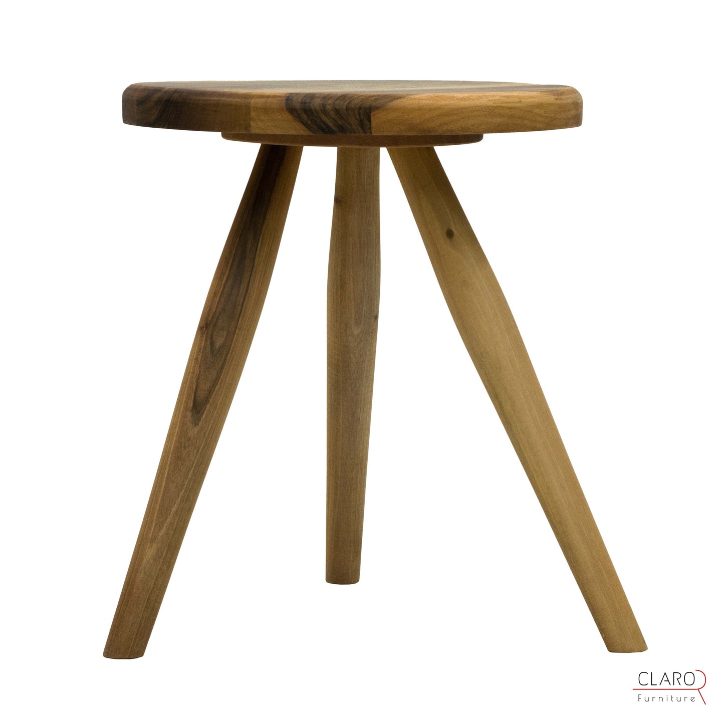 Mid-Century Modern Style Walnut Side Table