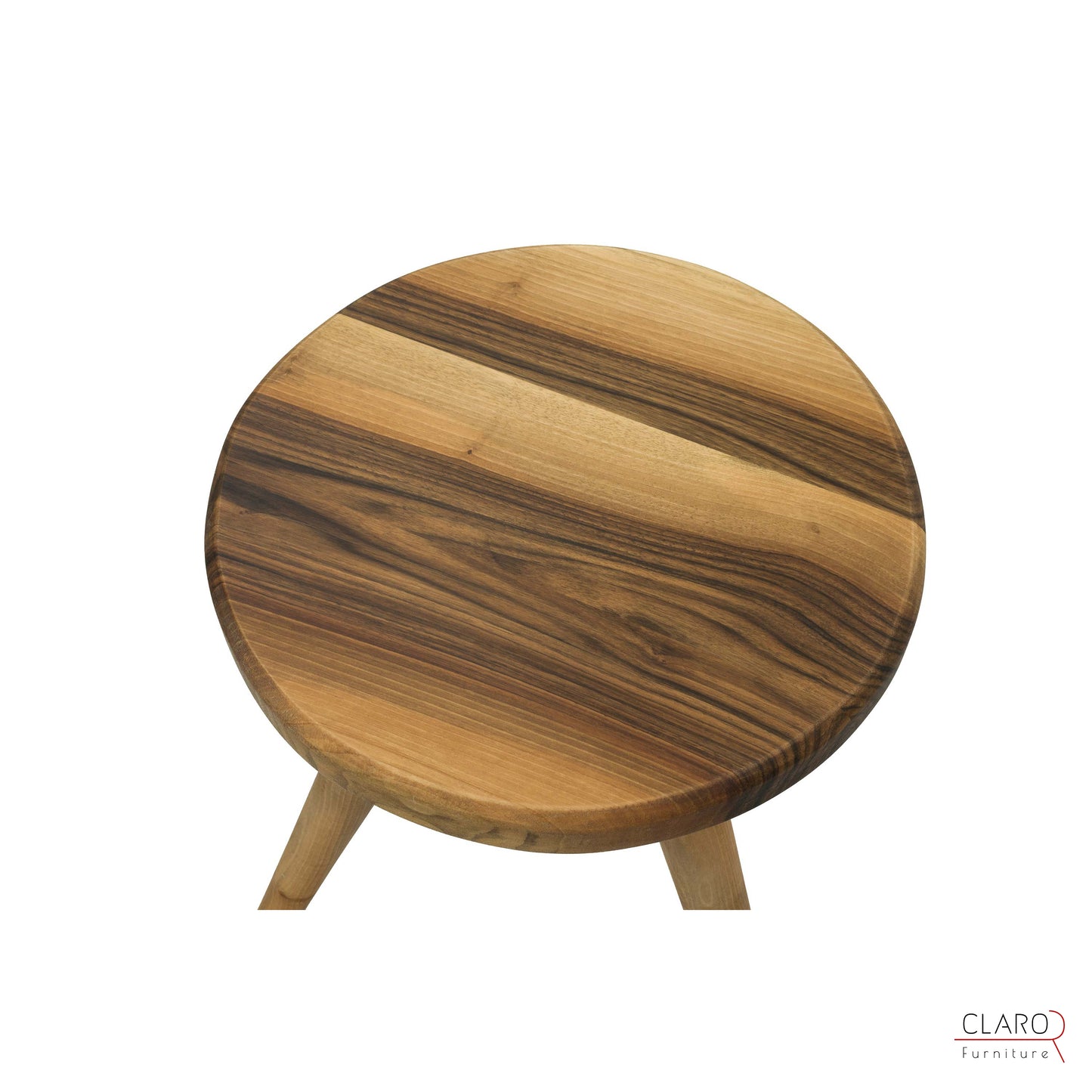 Mid-Century Modern Style Walnut Side Table